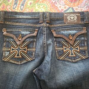 Plastic 90's Jeans Flared New Never Worn 13